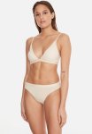 Calvin Klein Bikini Mid Rise Panties - Stone