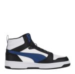 Puma Rebound V6 Youths Boots White blue