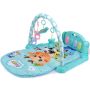 Baby Gym Mat Activity Playmat With Piano & Toys 74X55CM Space Blue