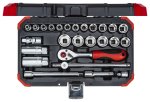 GEDORE Red 3/8 Inch Socket Set - 26 Piece