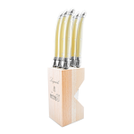 Laguiole Av Steak Knife Set Ivory 6PC
