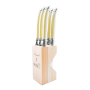 Laguiole Av Steak Knife Set Ivory 6PC