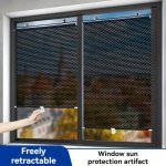 Easy-install No-drill Heat-insulating Sunshade - Suction Cup Extendable For Kitchen Balcony & Living Room Glass Windows
