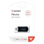 Verbatim Plectra 64GB Usb-c Flash Drive Black 30224