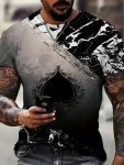 Men's Graphic Design Crew Neck Active T-Shirt Casual Comfy Tees Tshirts For Summer Men's Clothing Tops For Daily Gym Workout Run