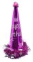 Large Happy Birthday Sparkly Tinsil Party Hats 1066078