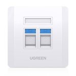 UGreen Dual Wall Socket Internet Lan And Telephone