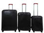 Gino De Vinci Brezza Spinner Collection 3 Piece Black
