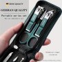 6-Piece Portable Nail Care Set: Includes Nail Clippers Ear Pick And Spoon - Perfect For Daily Use