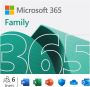 Microsoft 365 Family - 1 Yr Subscription - 6GQ-01889