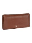 Cellini Womens Diva Lotus Large Multicard Purse In Brown - Brown Onesize