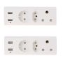 2X Redisson USB Multi-plug Adapter - 3 Way