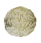 Goldair Gold Pvc Placemat 30X45CM Round - Each