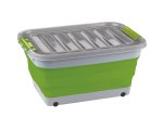 Collapsible Storage Tub & Lid 45L For