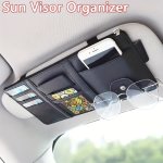 Upgrade Your Car Organization With This Stylish Storage Bag And Sun Visor Clip