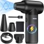 Compressed Air Duster 130 000 Rpm Cordless Handheld Electric Air Blower With Turbo Fan Rechargeable MINI Turbo Jet Blower For Cars Computers Ke