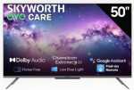 Google 50G6600H Skyworth 50" Uhd Tv 3840 X 2160 Resolution HDMI USB Bluetooth