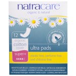 Natracare Ultra Pads Organic Cotton Cover Super+ 12 Pads