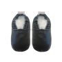 Pitta-patta Soft Genuine Leather Baby Shoes Plain - Black