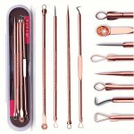 Blackhead Remover Pimple Comedone Extractor Tool Best Acne Removal Kit For Blemish Whitehead Popping Zit Removing For Nose Face