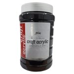 Multipurpose Craft Acrylic Black 1L