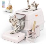 Aoktech Stainless Steel Cat Litter Box Cat Litter Box Liners 26"X 16" 40 Count
