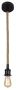 Bright Star Lighting Metal Pendant With Rope