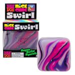 Schylling Needoh Nice Cube Swirl - Sensory Toy With A Super Solid Squish - Unique Swirling Color Blend - Ages 3 And Up