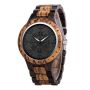 Awsom Viking Warrior Watch For Men With Ebony And Zebra Wood