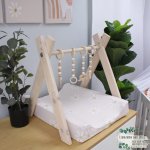 Changing Mat Cover Boho Daisy Pink