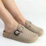 Madison Clog Mule - Taupe - 8