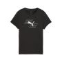 Puma Women's X Hyrox Poly Graphic Training Short Sleeve T-Shirt - Black
