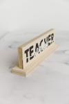 Teacher Desk Plaque - Afrikaans