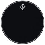 22 Inch Bass Drum Head Black With Logo