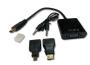 MicroWorld 3 In 1 HDMI To Vga With Audio Converter