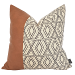 Faux Leather & Pattern Scatter Cover 3