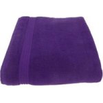 & 39 S Luxurious 570GSM Zero Twist 90X175CMS Bath Sheet - Purple