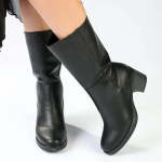 Madison Opal Mid Calf Boot - Black - 8