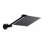 Black Shower Head With Ajustable With Shower Arm Knit A8SB