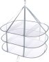 Clothes Drying Rack 3 Tier Folding Mesh Hanging Dryer For Sweaters