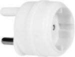 Schuko Adaptor Three Pin Plug