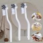 Multi-Function Cleaning Brush Set With Long Handle - Ideal For Living Room Bedroom Bathroom Toilet Kitchen - Household Gap Cup Lid Seafood And Blender