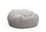 The Jumbo Beanbag - Cord Velours - Platinum