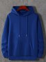 Solid Color Hoodies For Men Men's Casual Hooded Sweatshirt With Kangaroo Pocket For Spring Fall As Gifts