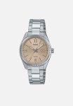 Casio Analog Stainless Dial Gold Watch - Silver