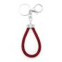 Red Crystal Encrusted Rope Handle Keyring