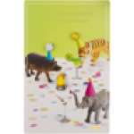 CARLTON Let's Celebrate Animal Themed Birthday Card