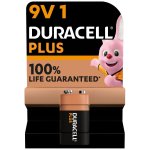 Duracell Plus 9V Alkaline Batteries 1 Pack New with Extra Life