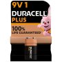 Duracell Plus 9V Batteries 1 Pack
