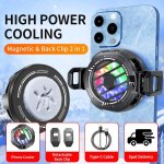 Mobile Gaming Phone Cooler With Digital Display